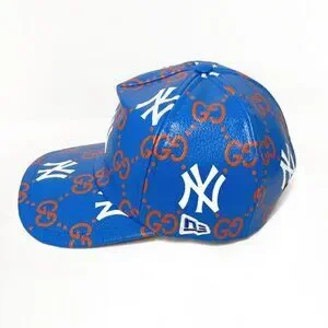 NWT Gucci Unisex Blue Yankees GG Baseball Hat/Cap Gucci | Accessories | Gucci Ny Yankees Mlb Baseball Cap  main image 4